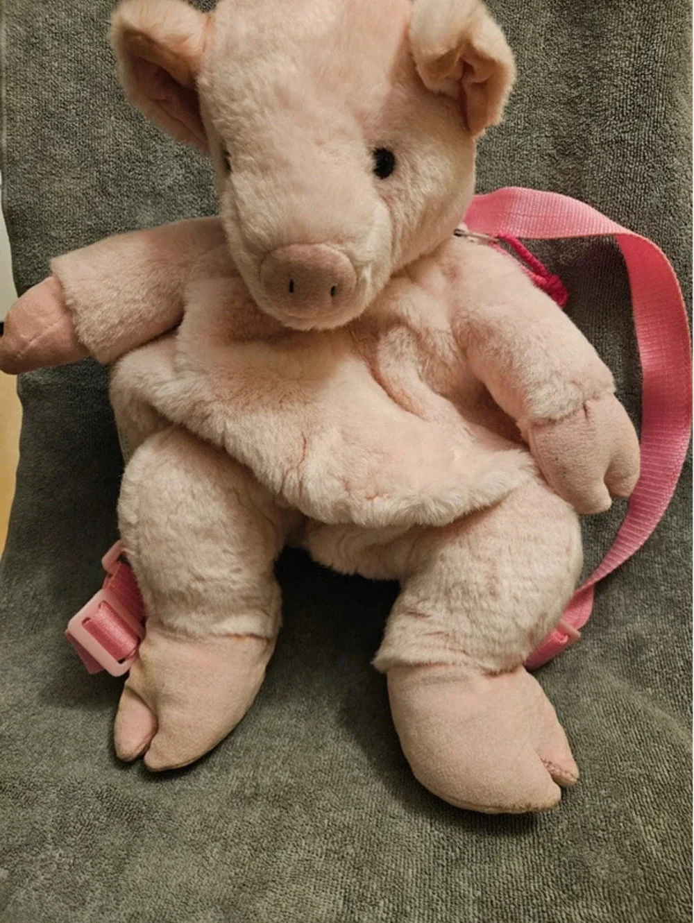 Wild Bunch Pink Pig Plush Backpack Stuffed Animal 18